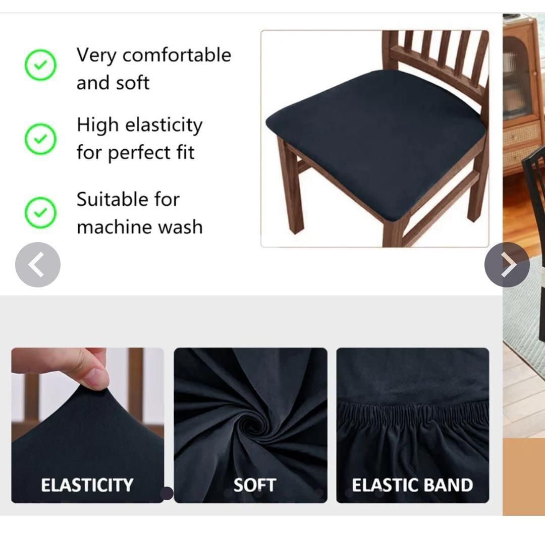 Chair Seat Covers Pack of 2/4/6/8/10/12/14