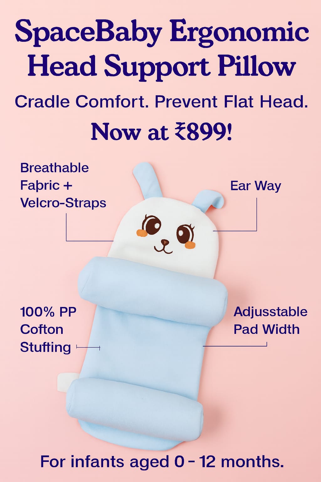 WE CARE : Orthopedic Baby Head Support